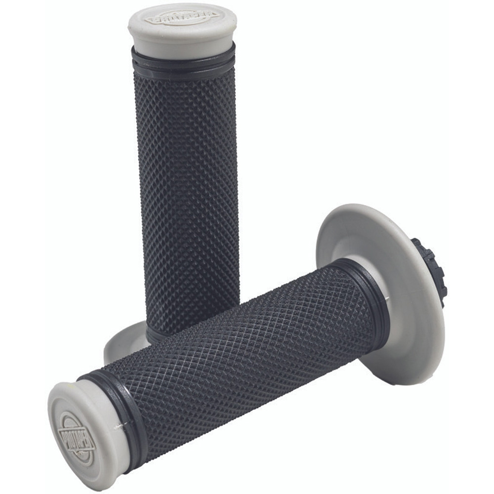 Grey/Black Pro Series Lock On Grips Full Diamond ProTaper