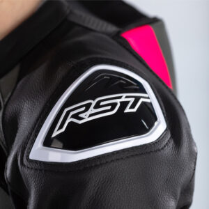 RST Tractech EVO 4 CE 1-PC Leather Suit Ladies Black/Pink/Grey - Image 6