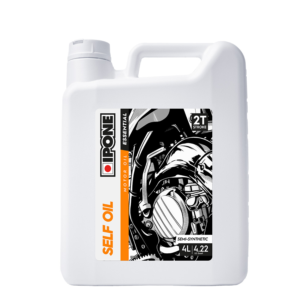 IPONE Self Oil 2T Semi Synthetic Motor Oil 4L
