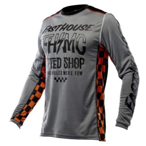 Fasthouse Grindhouse Brute Motocross Jersey Gray/Black - Image 1