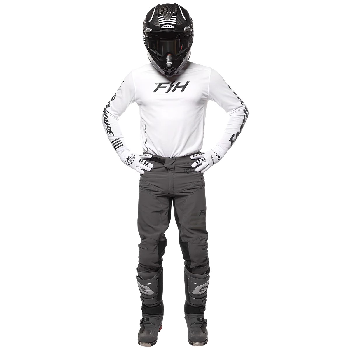 Fasthouse Elrod OG Motocross Jersey White - Image 8