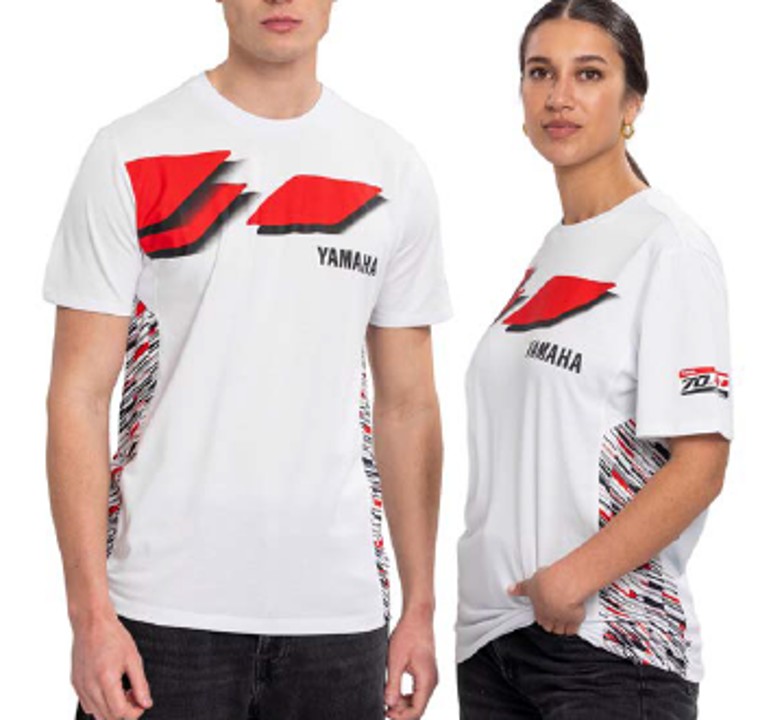 Yamaha 70th Anniversary Tee White