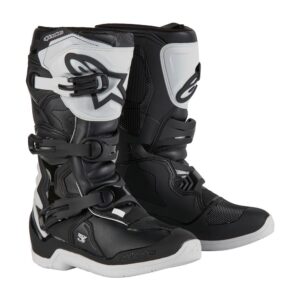 Alpinestars Tech-3S Motocross Boots Youth White/Black - Image 2