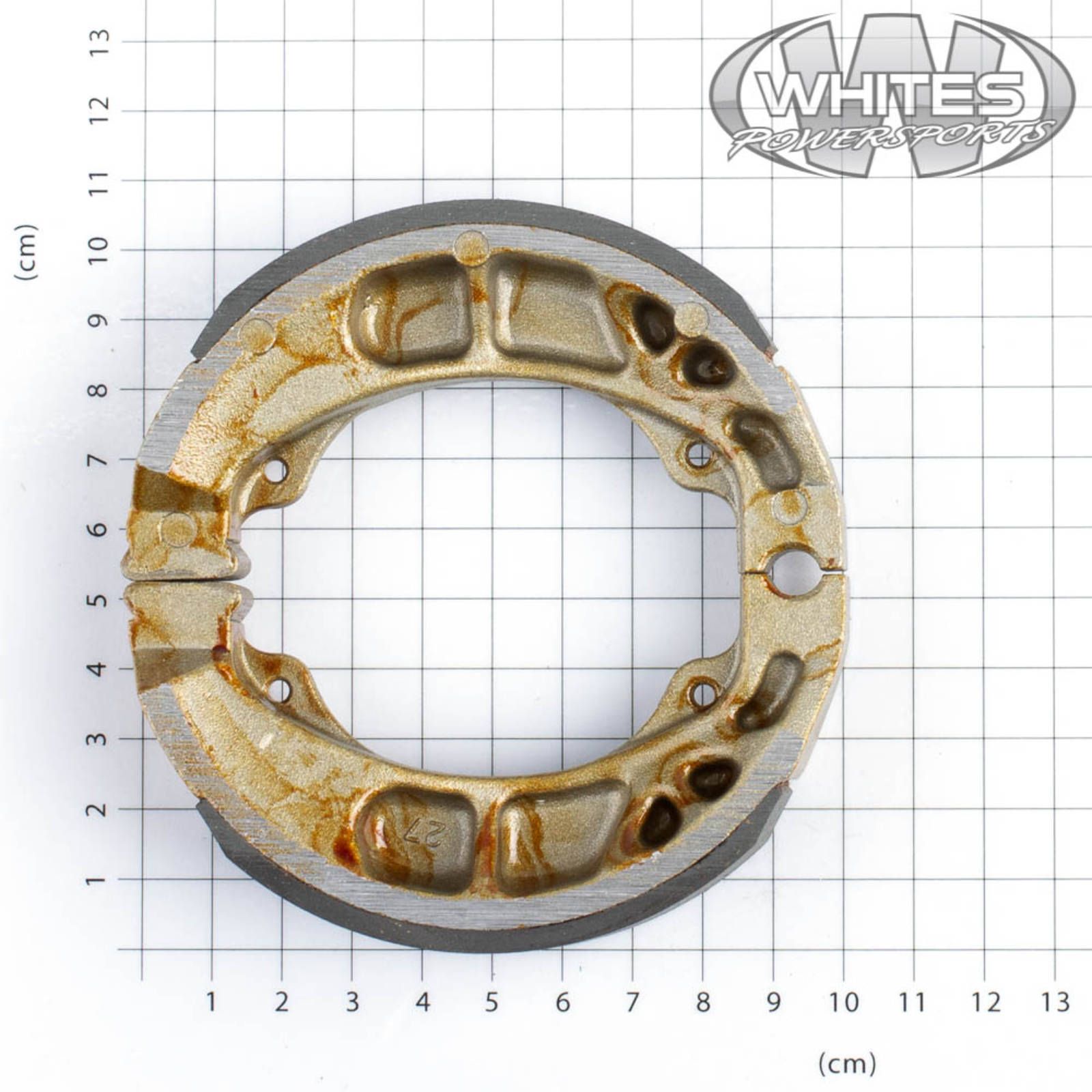 PREMIER BRAKE SHOES HON NXR125 05- Rr w/ springs 110x25mm - Image 2
