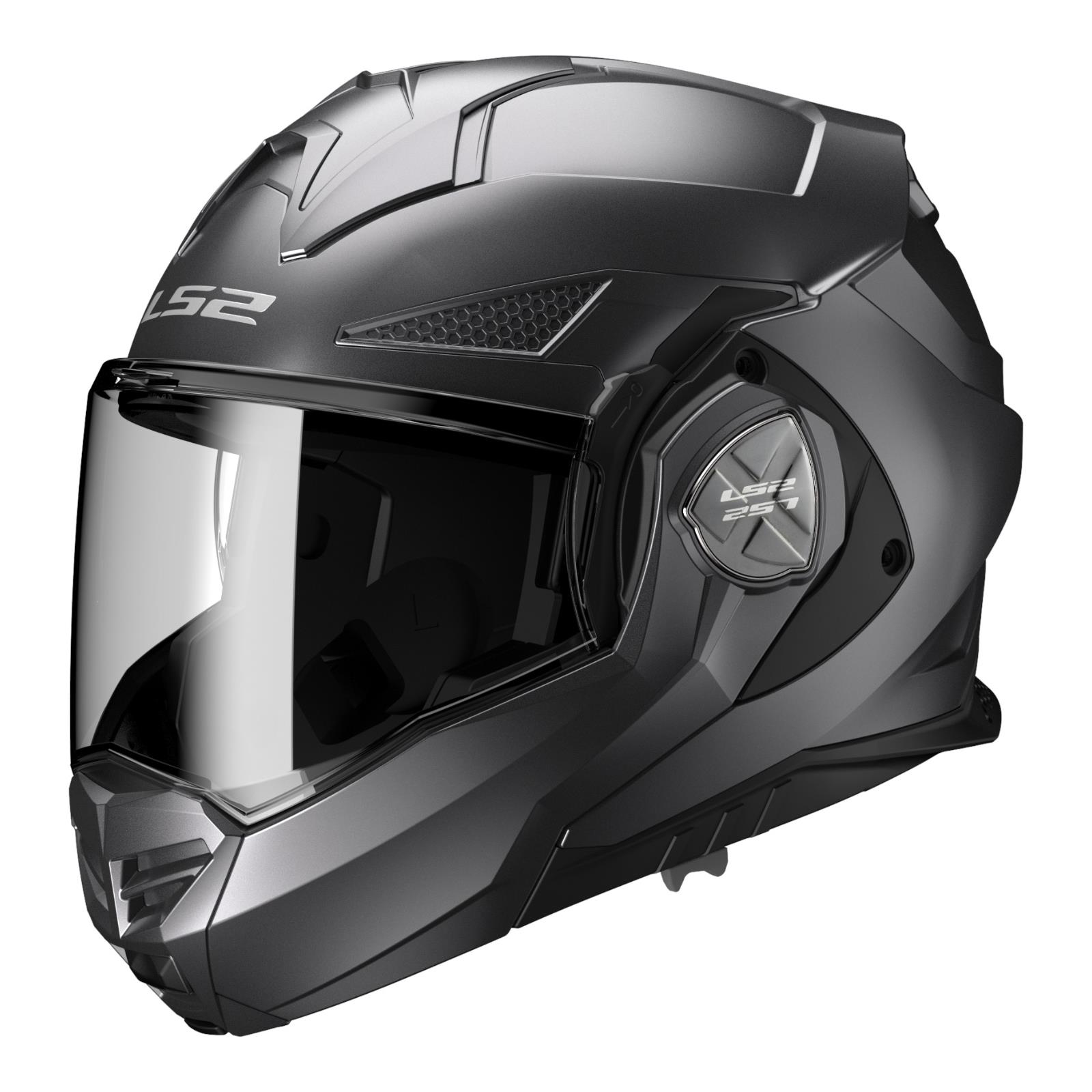 LS2 FF901 Advant X Solid Flip Front Matte Titanium - Image 2