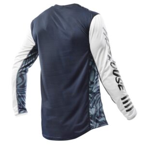 Fasthouse Grindhouse Nova Motocross Jersey White/Navy - Image 2