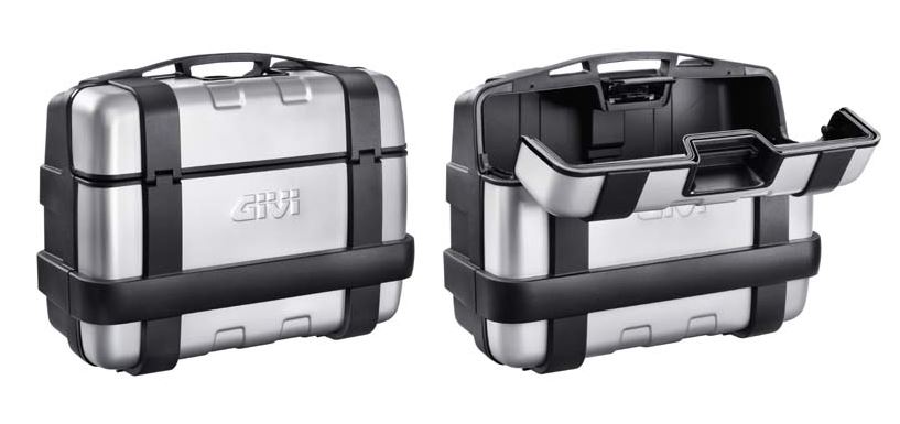 Givi Monokey Trekker Pannier Pair (PL/PLR) 46lt Silver