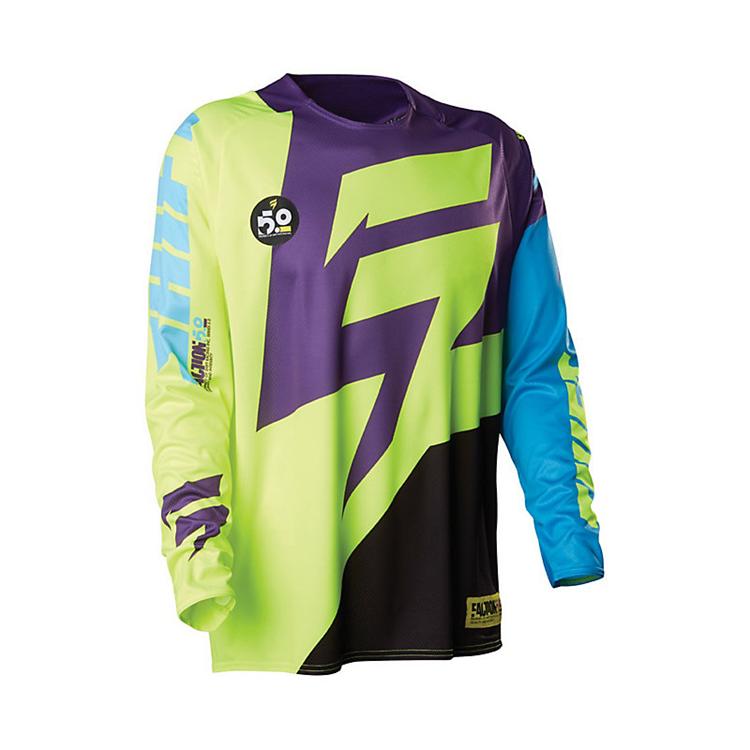 Motocross Jersey Shift Faction Purple/Yellow
