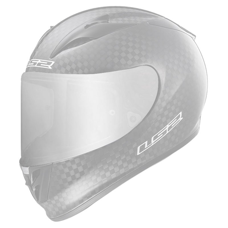 LS2 FF323 ARROW R VISOR IRIDIUM SIL - (Pinlock ready)