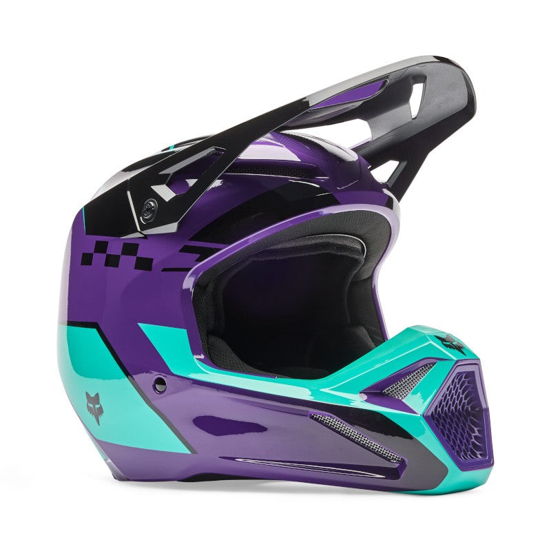 Fox V1 Collect Motocross Helmet Grape
