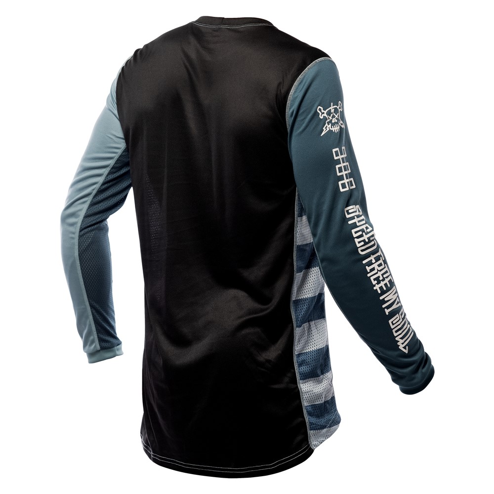 Fasthouse Grindhouse Akuma Motocross Jersey Indigo