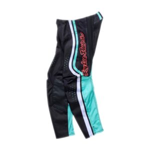 Troy Lee Designs GP Pro Roller Motocross Pants Youth Black/Teal - Image 1