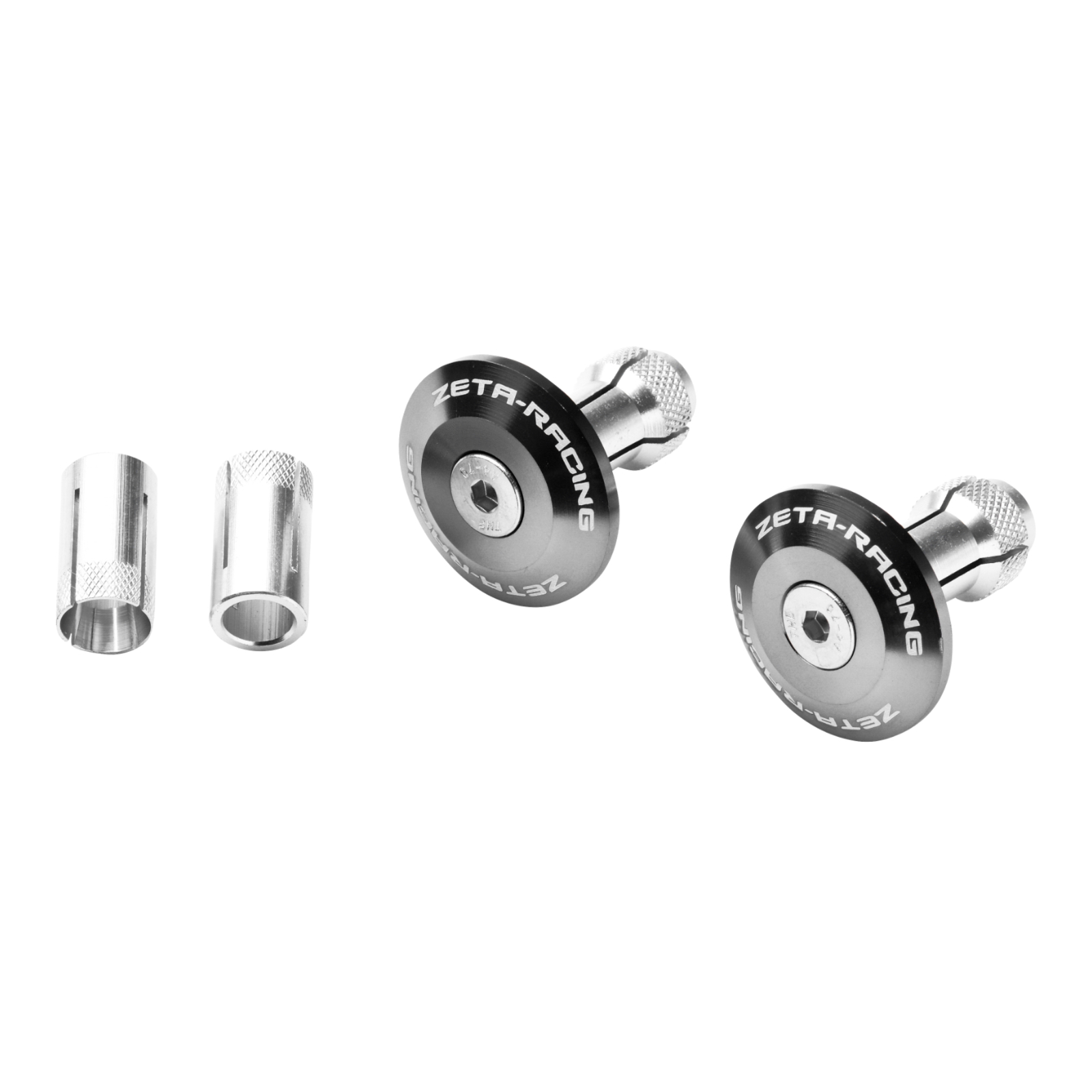 Zeta Bar End Plug 35mm 2pcs - Titanium - Image 1