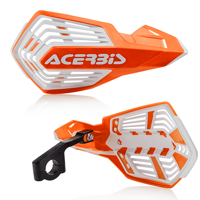 X-Future handguard Orange/ White Acerbis [A]