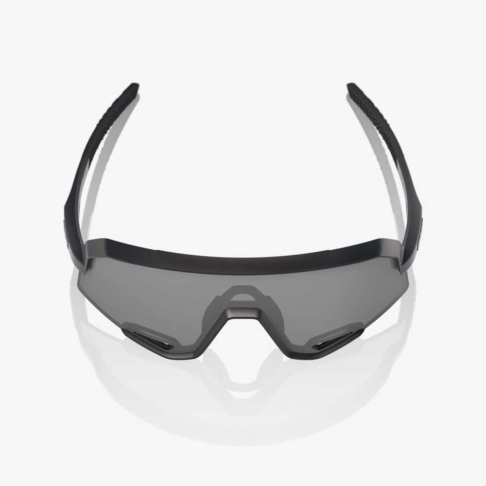 100% Slendale Matte Black Sunglasses Smoke Lens