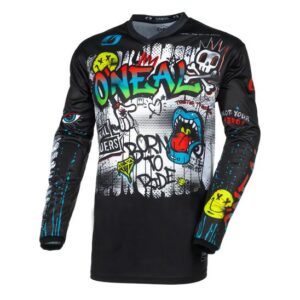 Oneal Element Rancid Motocross Jersey Black/White - Image 1