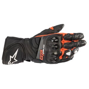 Alpinestars GP Plus R V2 Road Gloves Black/Red Fluoro - Image 1