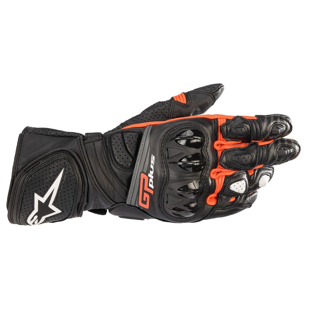 Alpinestars GP Plus R V2 Road Gloves Black/Red Fluoro