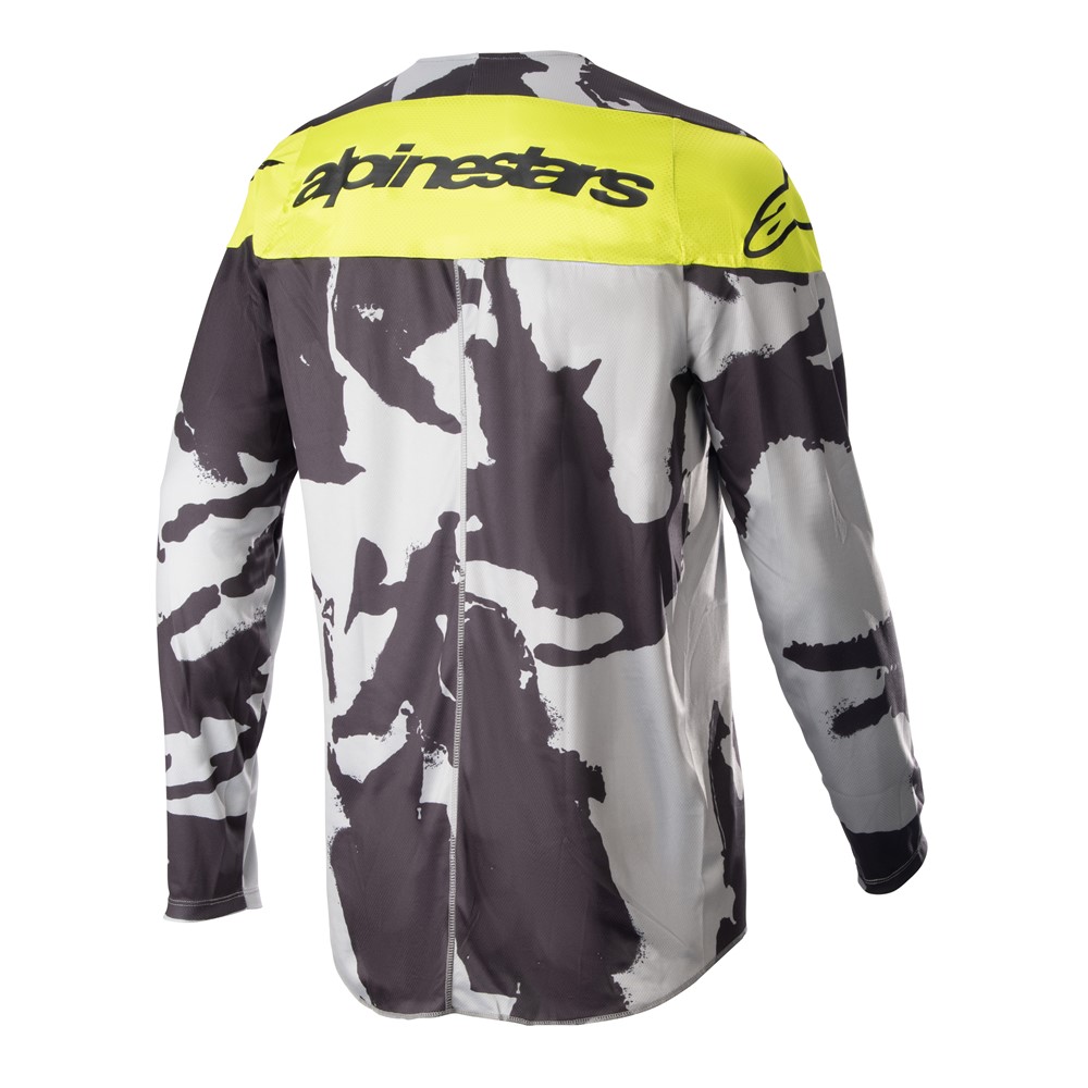 Alpinestars Racer Tactical Jersey Cast Gray Camo/Yellow Fluoro