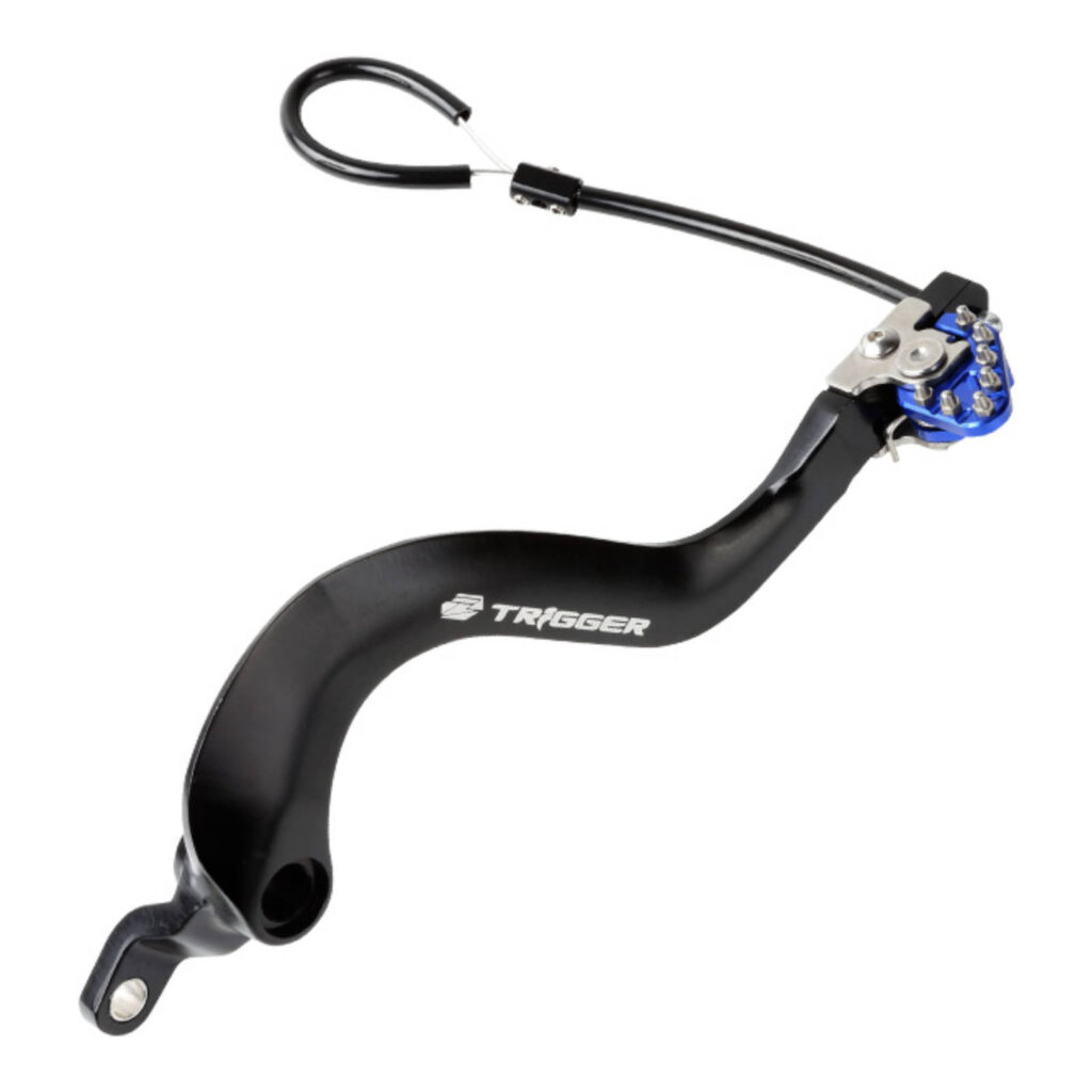 Zeta Trigger Brake Pedal Yamaha WR250R/X Blue