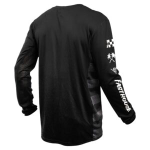 Fasthouse Youth Grindhouse Subside Motocross Jersey Black - Image 2