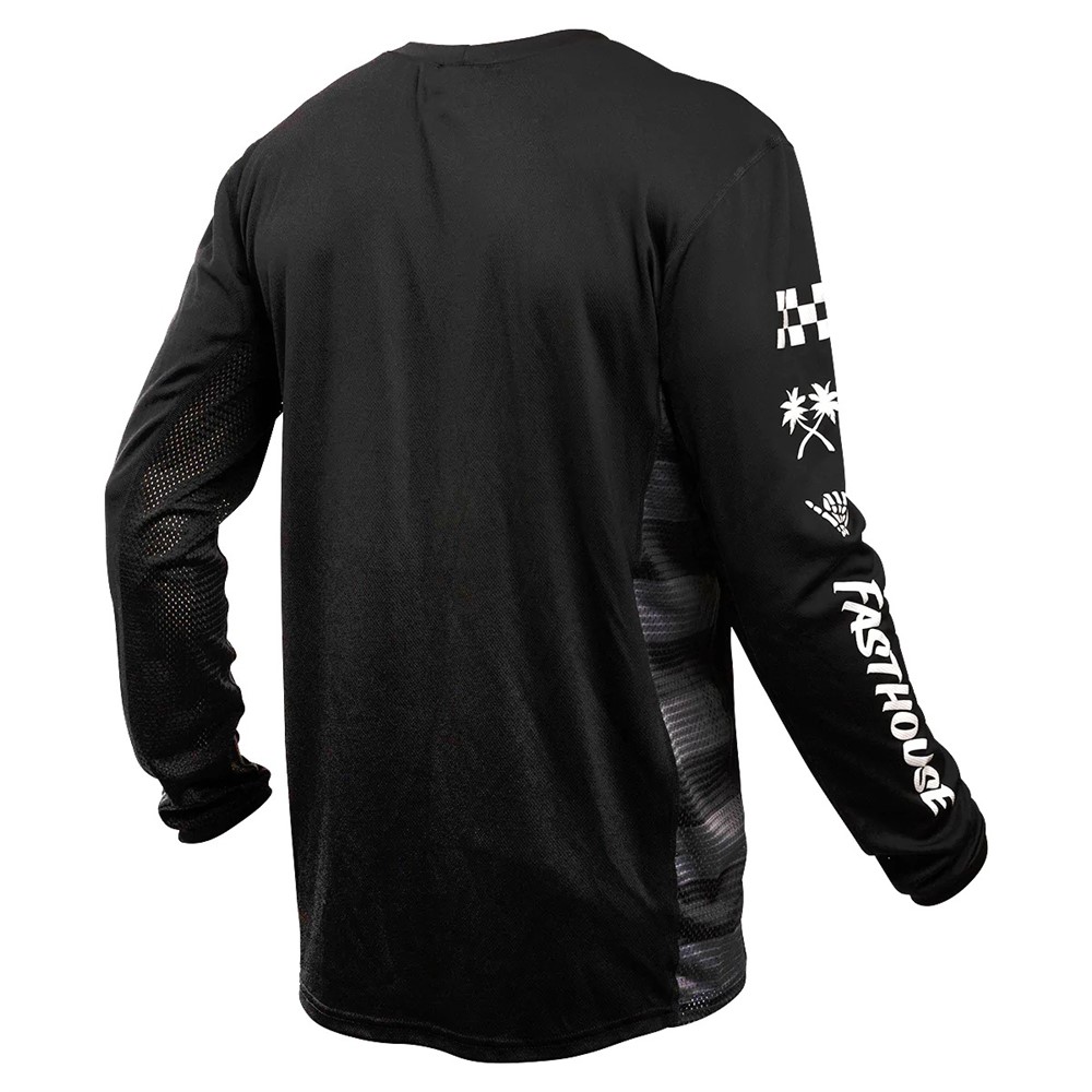 Fasthouse Youth Grindhouse Subside Motocross Jersey Black