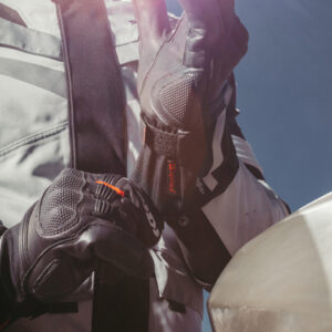 Spidi NK6 Winter Waterproof Leather Road Gloves Black - Image 5