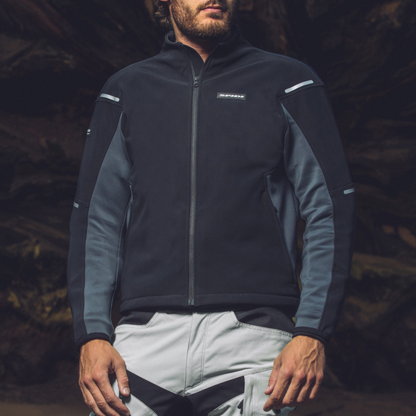 Spidi Mission-T Softshell Jacket Black