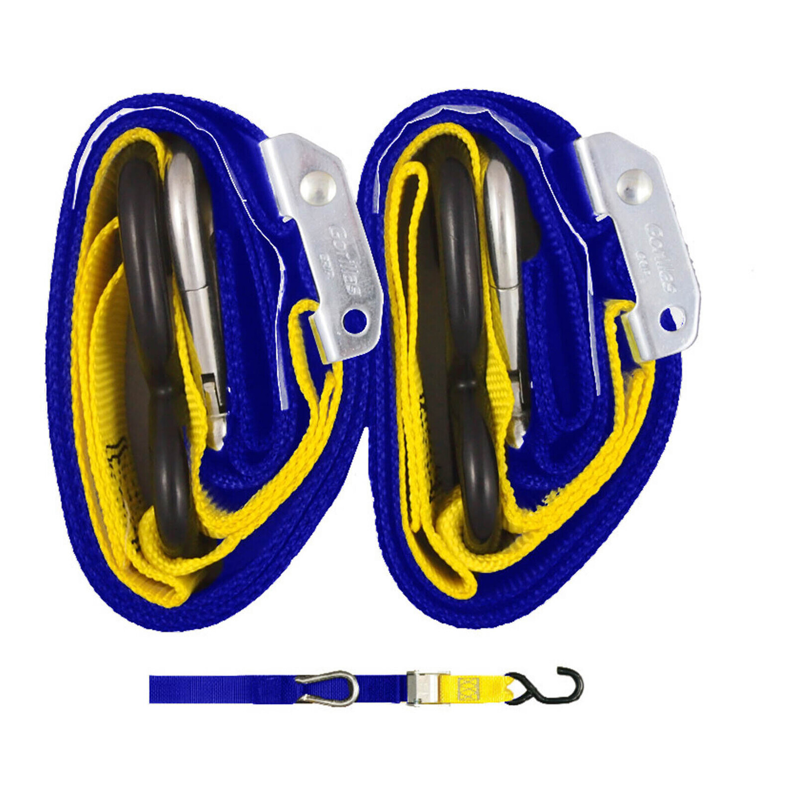 Gorillas Grip Tie Down 38mm S / HK Blue / Yellow Loop - Image 1