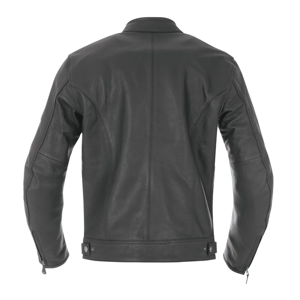 Oxford Bladon Leather Road Jacket Black