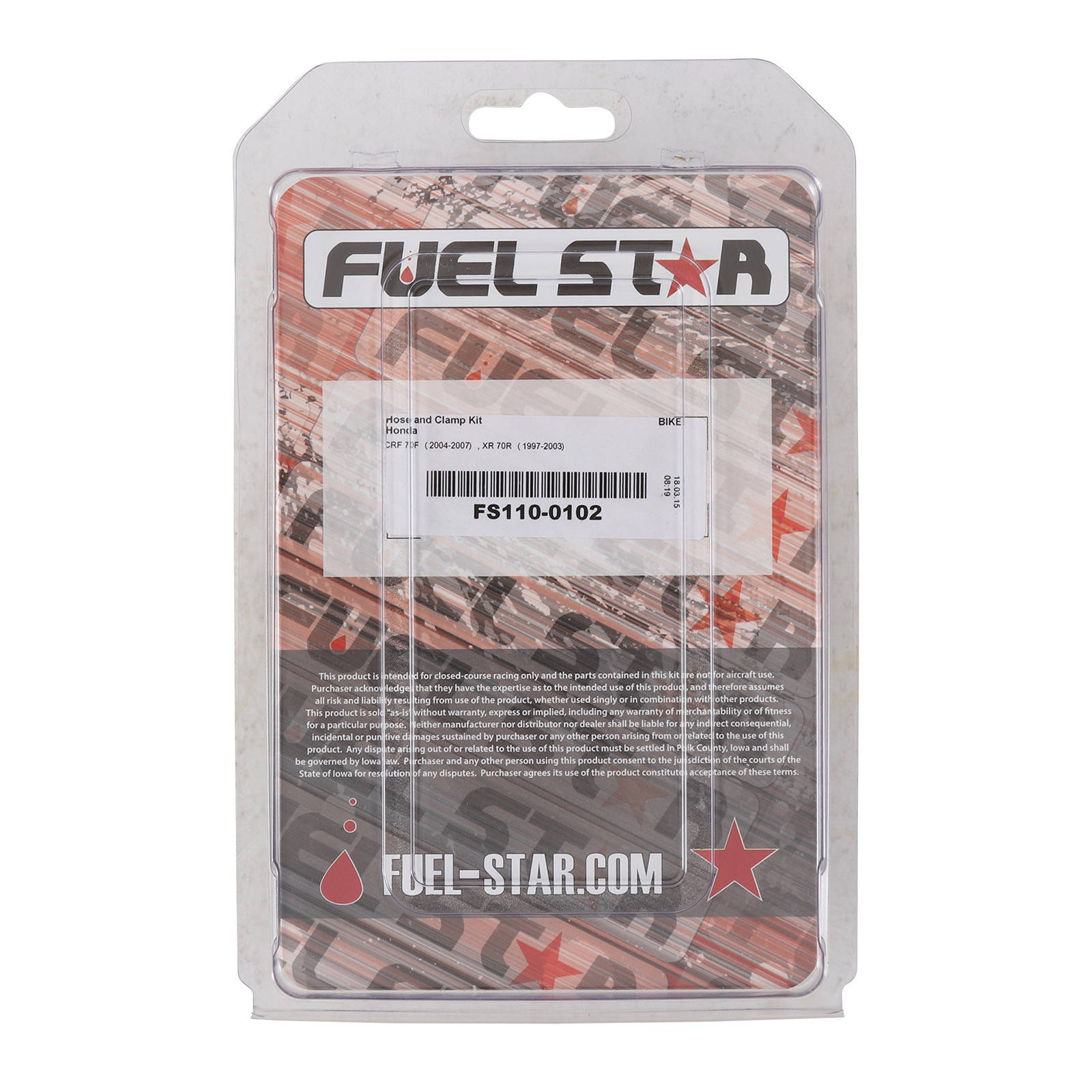 All Balls Racing Hose & Clamp Kit (FS110-0102) - Image 1