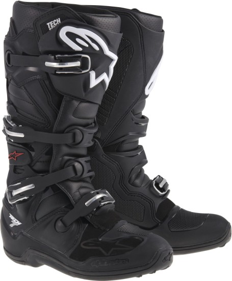 Motocross Boots Alpinestars Tech-7 Black