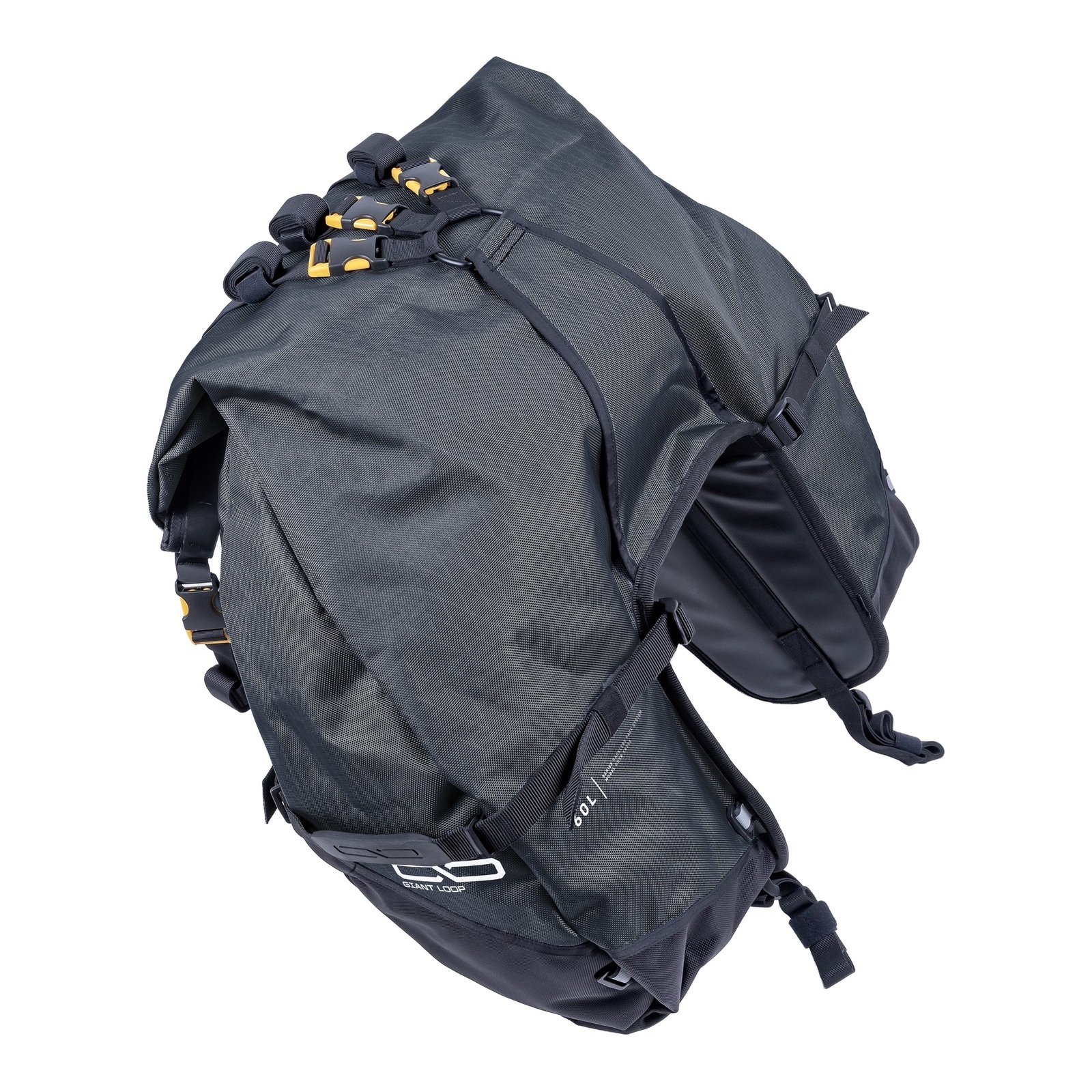 Giant Loop Great Basin Saddlebag Black (68L) - Image 1