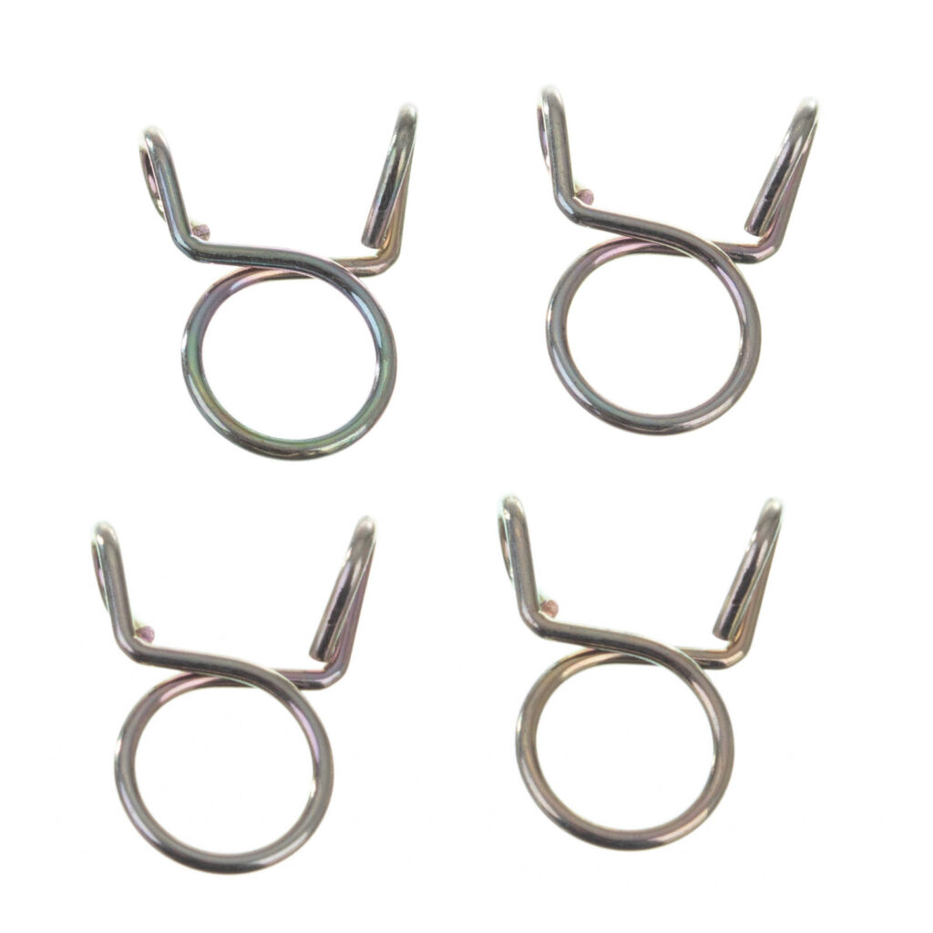 All Balls Racing Fuel Hose Clamp Kit - 9mm Wire (4 Pack)