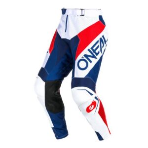 Oneal Hardwear Air Slam Motocross Pants White/ Blue/ Red - Image 2