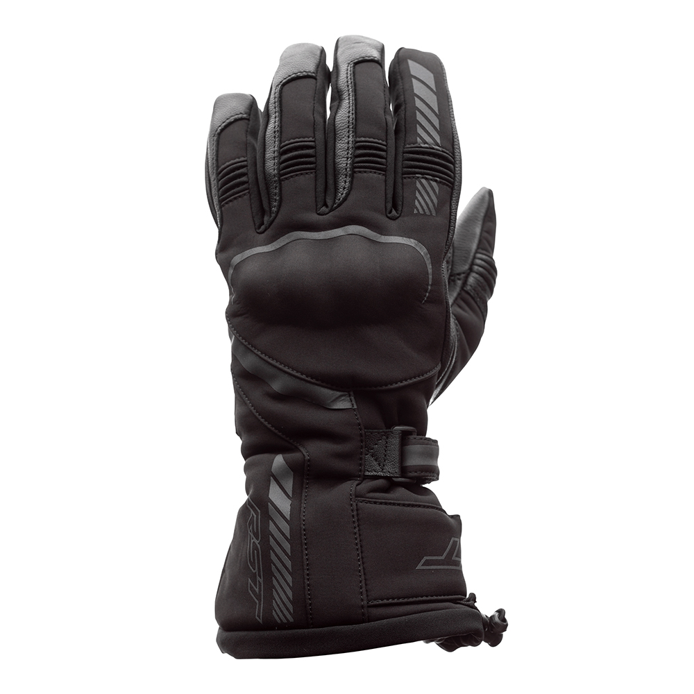RST Atlas CE WP Textile Road Gloves Black