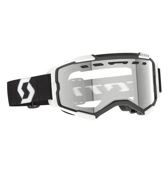 Scott FURY ENDURO Goggles Black/White Clear Lens