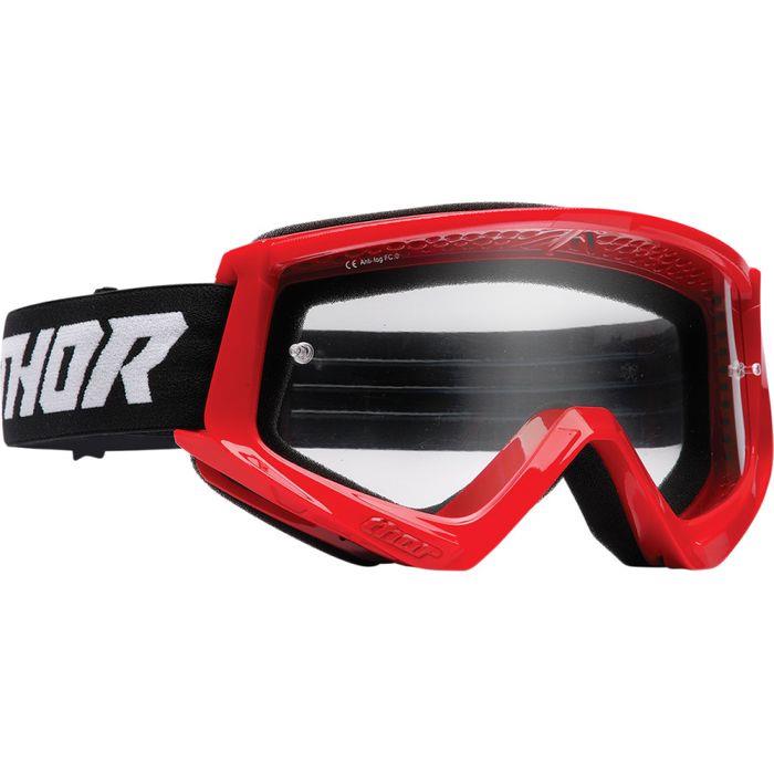 Thor Combat Racer Motocross Goggles Red/Black
