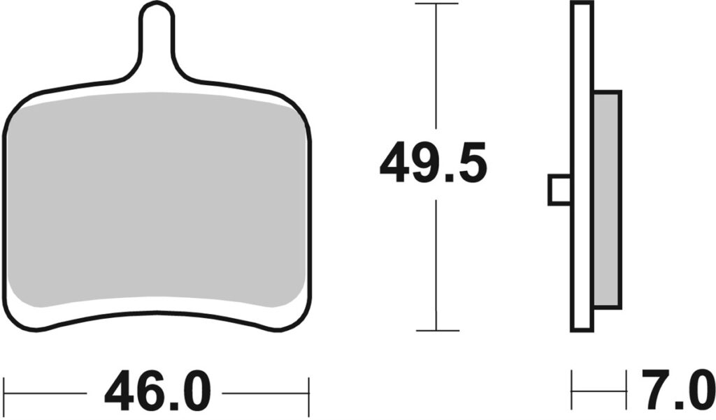 SBS 857LS Rear Brake Pads