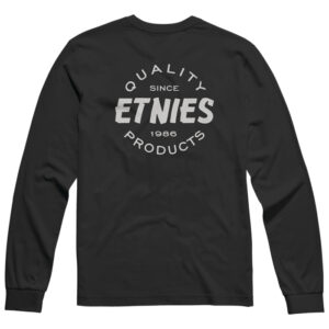 Etnies Quality Long Sleeve Tee Black/White - Image 1