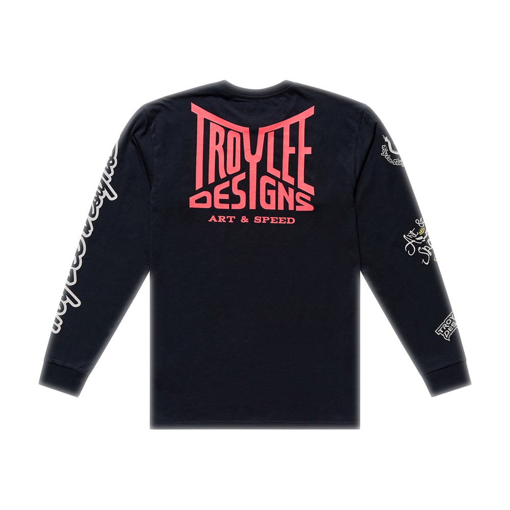 Troy Lee Designs Handlbar Long Sleeve Tee Black