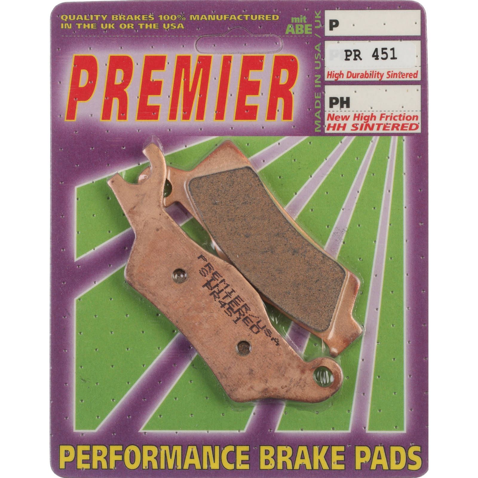 PREMIER BRAKE PADS FULL SINTERED CanAm - Image 1