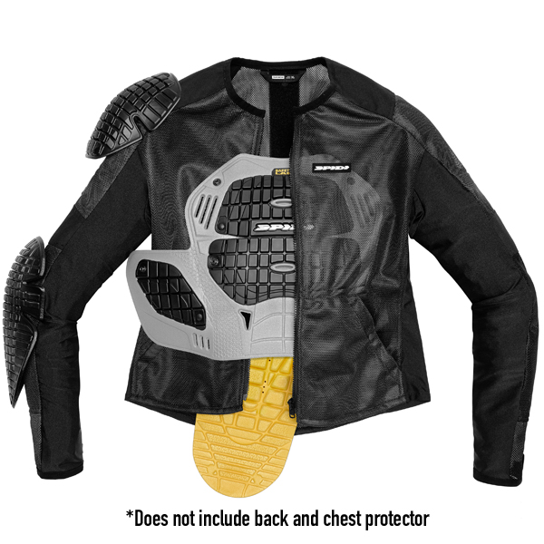Spidi Base-1 Armor Vision Light Jacket Black