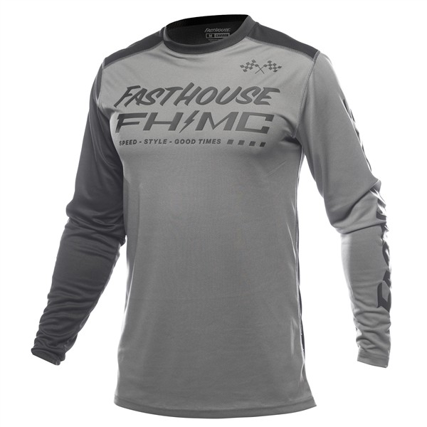 Fasthouse Carbon Method Motocross Jersey Gray/Black