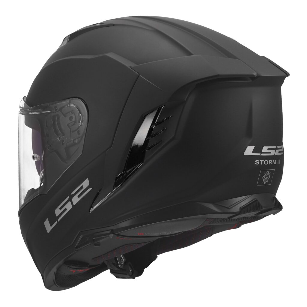 LS2 FF818 Storm III Road Helmet Solid Matte Black