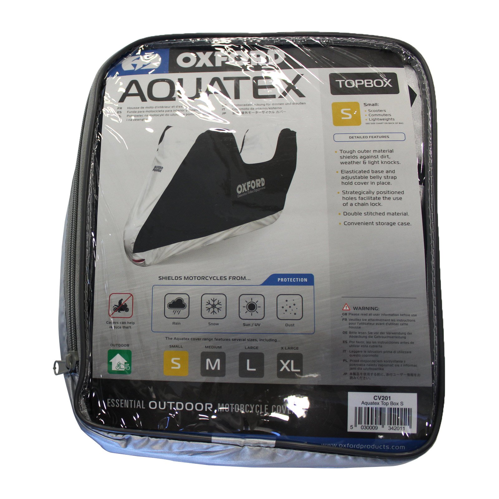 Scooter Cover with Topbox Oxford AquaTex - Image 1
