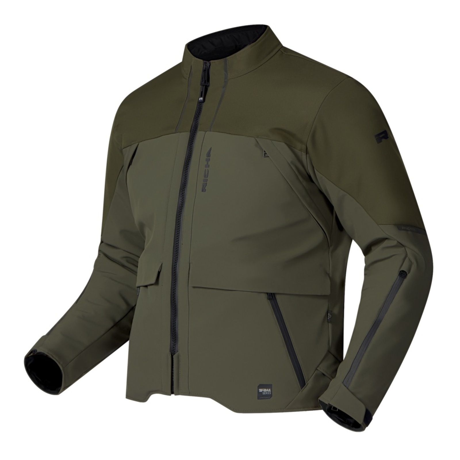 Richa Eternity Road Jacket Green - Image 1