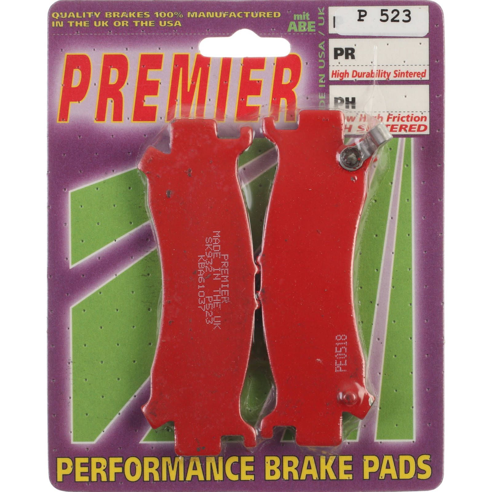 PREMIER BRAKE PADS P523 - HON - Image 1