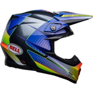 Bell Moto-9s Flex Pro Circut Motocross Helmet Silver/Metallic Flake - Image 2