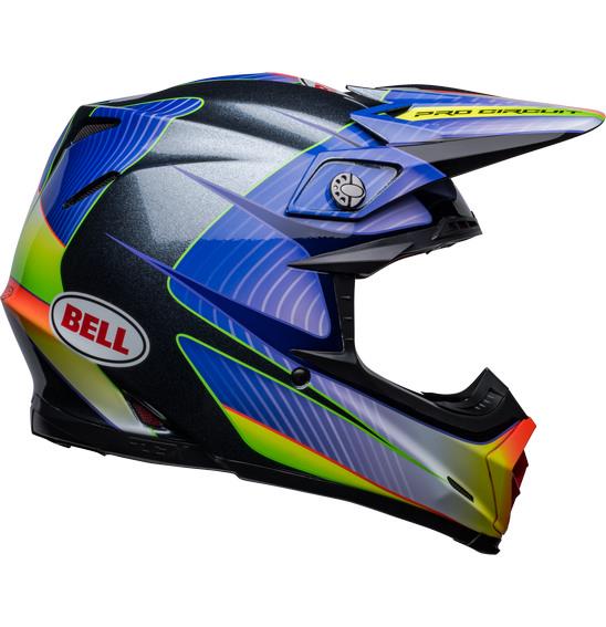 Bell Moto-9s Flex Pro Circut Motocross Helmet Silver/Metallic Flake